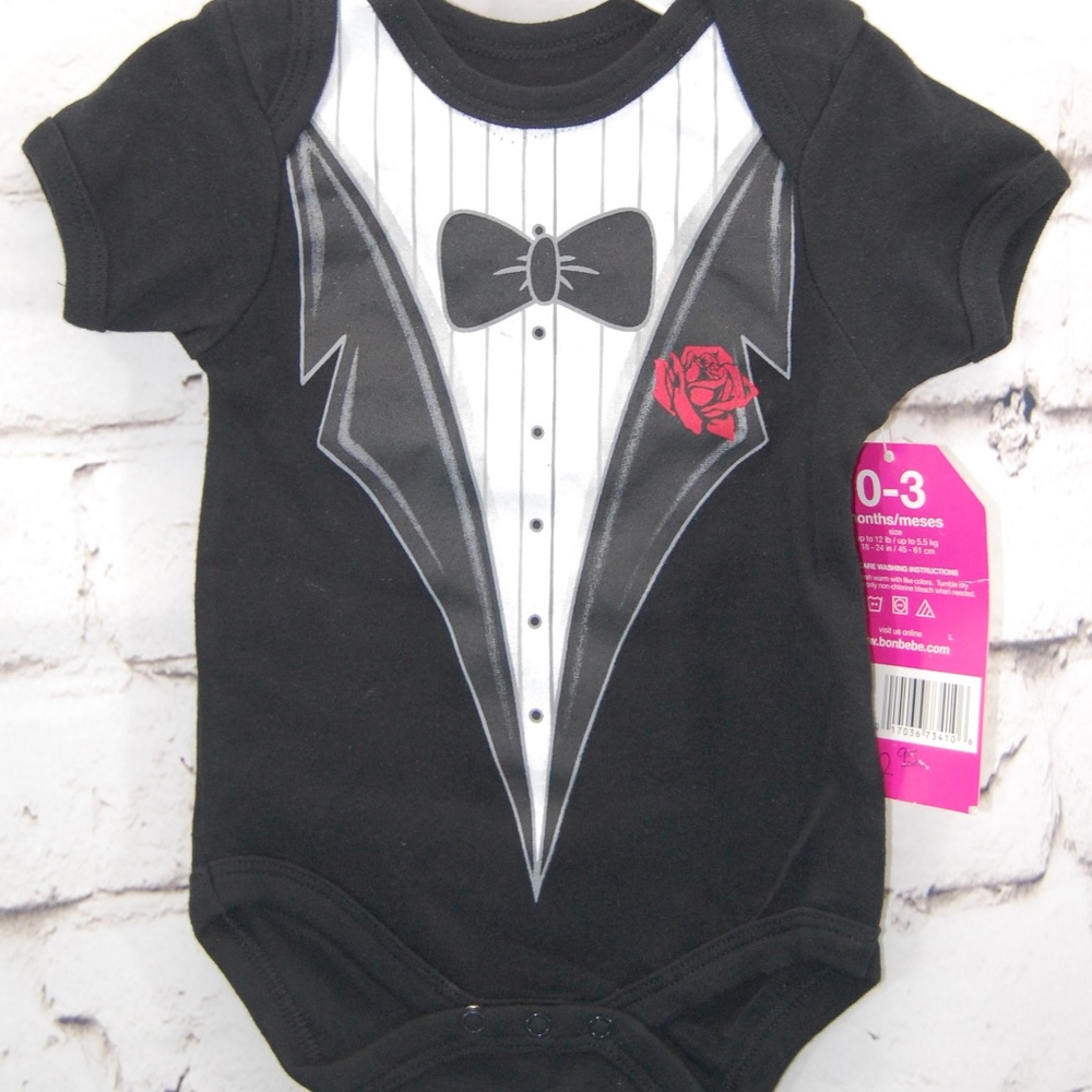 Infant Tuxedo Bodysuit